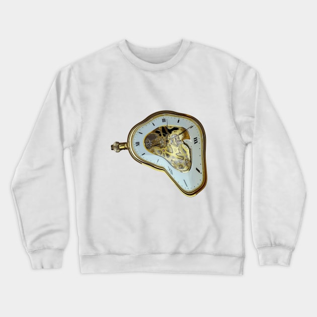 Surreal Time Crewneck Sweatshirt by icarusismartdesigns